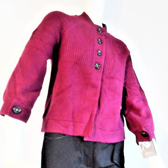 ORWELL SELECTED STYLE 100% CASHMERE KNIT JACKET NWT - Picture 2 of 3